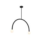 Savoy House M100132MBK 2-Lumières 7W Noir mat Lustre