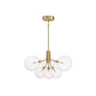 Savoy House M100135NB 6-Lumières 12W Laiton naturel Lustre