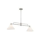 Savoy House M100136BN 2-Lumières 120W Nickel brossé Lustre