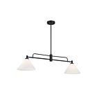 Savoy House M100136MBK 2-Lumières 120W Noir mat Lustre