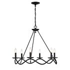 Savoy House M100137MBK 6-Lumières 360W Noir mat Lustre