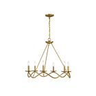 Savoy House M100137NB 6-Lumières 360W Laiton naturel Lustre