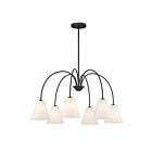 Savoy House M100138MBK 6-Lumières 360W Noir mat Lustre