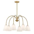 Savoy House M100138NB 6-Lumières 360W Laiton naturel Lustre
