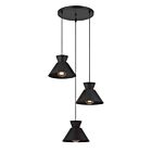 Savoy House M100139MBK 3-Lumières 180W Noir mat Lustre