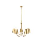 Savoy House M100142NB 5-Lumières 300W Laiton naturel Lustre