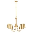 Savoy House M100142NB 5-Lumières 300W Laiton naturel Lustre