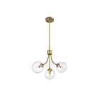 Lustre Savoy House M10057NB 3 Lumières 180W Laiton naturel