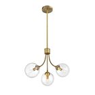 Lustre Savoy House M10057NB 3 Lumières 180W Laiton naturel