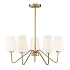 Lustre Savoy House M10060NB 5 Lumières 300W Laiton naturel