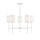 Lustre Savoy House M10067BQW 5 Lumières 300W Blanc bisque