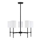Lustre Savoy House M10067MBK 5 Lumières 300W Noir mat