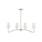 Lustre linéaire Savoy House M10078BN 4 Lumières 240W Nickel brossé