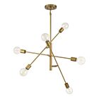Lustre Savoy House M10084NB 6 Lumières 360W Laiton naturel