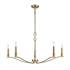 Lustre Savoy House M10086NB 5 Lumières 300W Laiton naturel