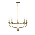 Lustre Savoy House M10087NB 5 Lumières 300W Laiton naturel