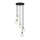 Lustre Savoy House M10094MBK 5 Lumières 300W Noir mat