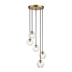 Lustre Savoy House M10095NB 5 Lumières 300W Laiton naturel