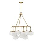 Lustre Savoy House M10098NB 9 Lumières 540W Laiton naturel