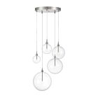 Suspendu Savoy House Meridian M10099Bn 5 Lumières 10W Nickel Brossé