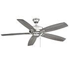 Ventilateur de plafond Savoy House Meridian M2016BP 61.14W 52" Etain brossé