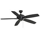 Ventilateur de plafond Savoy House Meridian M2016MBK 61.14W 52" Noir mat