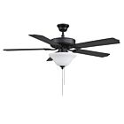 Ventilateur de plafond Savoy House Meridian M2018MBKRV 60.99W 52" Noir mat