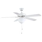 Ventilateur de plafond Savoy House Meridian M2018WHRV 60.99W 52" Blanc