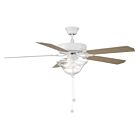 Ventilateur de plafond Savoy House Meridian M2019WHRV 60.99W 52" Blanc brique