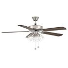 Ventilateur de plafond Savoy House Meridian M2022BNRV 60.48W 52" Nickel brossé