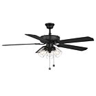 Ventilateur de plafond Savoy House Meridian M2022MBKRV 60.48W 52" Noir mat