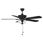 Ventilateur de plafond Savoy House Meridian M2026MBKRV 25.3W 52" Noir mat