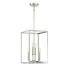 Suspendu Savoy House Meridian M30008Pn 4 Lumières 240W Nickel Poli