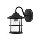 Lanterne murale d'extérieur Savoy House Meridian M50014BK 1-lumière 60W Noir mat