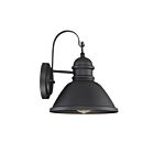 Lanterne murale d'extérieur Savoy House Meridian M50016BK 1-lumière 60W Noir mat