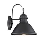 Lanterne murale d'extérieur Savoy House Meridian M50016BK 1-lumière 60W Noir mat