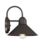 Lanterne murale d'extérieur Savoy House Meridian M50018ORB 1-lumière 60W Bronze frotté à l'huile