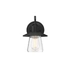 Lanterne murale d'extérieur Savoy House Meridian M50022BK 1-lumière 60W Noir mat