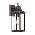 Lanterne murale d'extérieur Savoy House Meridian M50024ORB 1-lumière 60W Bronze frotté à l'huile