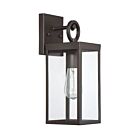 Lanterne murale d'extérieur Savoy House Meridian M50026ORB 1-lumière 60W Bronze frotté à l'huile
