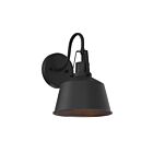 Lanterne murale d'extérieur Savoy House Meridian M50049BK 1-lumière 60W Noir mat