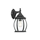 Lanterne murale d'extérieur Savoy House Meridian M50053BK 1-lumière 60W Noir