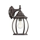 Lanterne murale d'extérieur Savoy House Meridian M50053RB 1-lumière 60W Bronze rustique