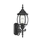 Lanterne murale d'extérieur Savoy House Meridian M50054BK 1-lumière 60W Noir