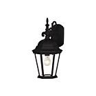 Lanterne murale d'extérieur Savoy House Meridian M50055BK 1-lumière 60W Noir