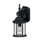 Lanterne murale d'extérieur Savoy House Meridian M50056BK 1-lumière 60W Noir