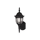 Lanterne murale d'extérieur Savoy House Meridian M50057BK 1-lumière 60W Noir