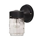 Lanterne murale d'extérieur Savoy House Meridian M50063BK 1-lumière 60W Noir