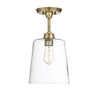 Plafonnier Semi Encastré Savoy House Meridian M60010Nb 1 Lumière 60W Laiton Naturel