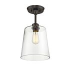 Plafonnier Semi Encastré Savoy House Meridian M60010Orb 1 Lumière 60W Bronze Frotté À L'Huile